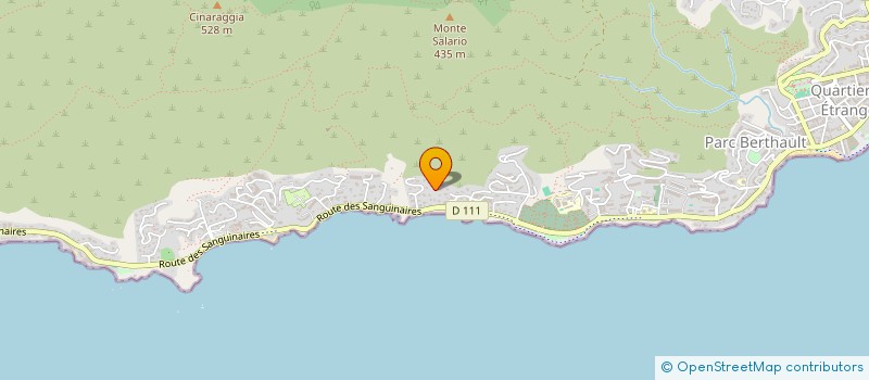 localisation de l'entreprise CORAIL & NACRE à AJACCIO