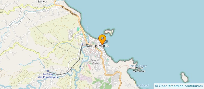 localisation de l'entreprise CORAIL OPTIC SARL à SAINTE-MARIE