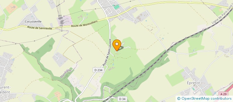 localisation de l'entreprise CORAIL PETALE  SAINNEVILLE