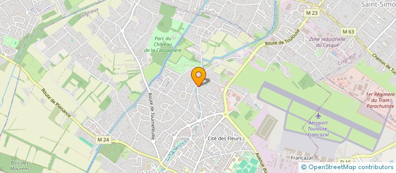 localisation de l'entreprise CORAIL PROMOTION  CUGNAUX