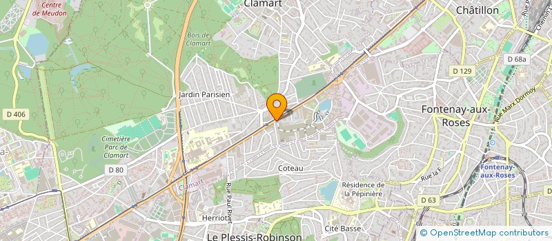 localisation de l'entreprise CORAIL PULL à CLAMART