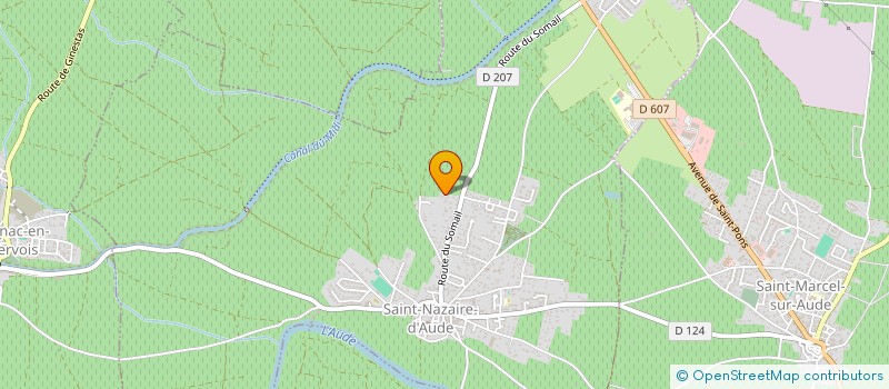 localisation de l'entreprise CORAIL ROUGE  SAINT-NAZAIRE-D'AUDE