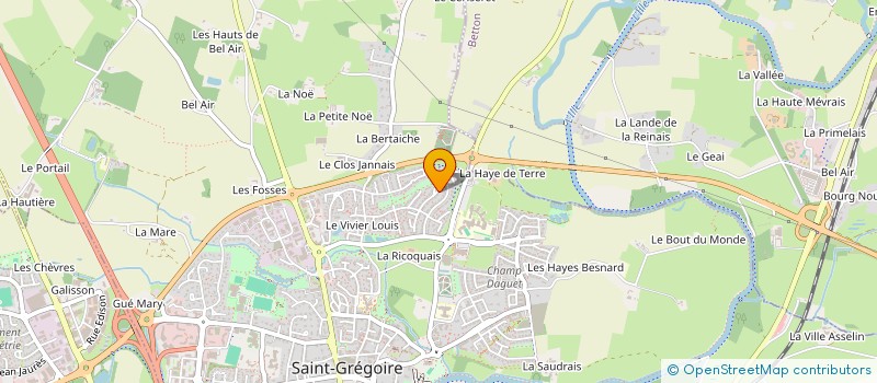 localisation de l'entreprise CORAJO  SARZEAU