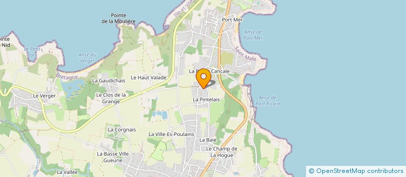 localisation de l'entreprise CORAKEV  CANCALE