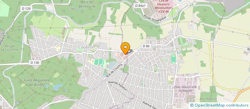 localisation de l'entreprise CORAL IMMO  COUBRON