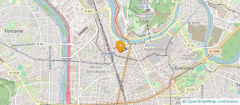 localisation de l'entreprise CORAL REEF'ORM  GRENOBLE