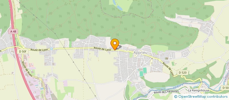 localisation de l'entreprise CORAL SUNSET FLEURS  APPRIEU