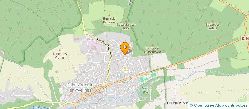 localisation de l'entreprise CORALAURE à SAINT-ARNOULT-EN-YVELINES
