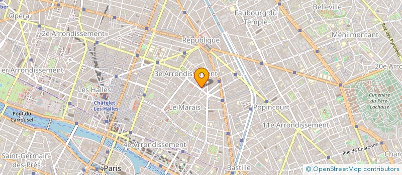 localisation de l'entreprise CORALDIE  PARIS