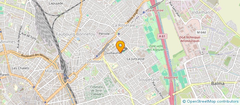 localisation de l'entreprise CORALE à TOULOUSE