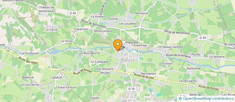 localisation de l'entreprise CORALEC à PORTE-DES-PIERRES-DOREES