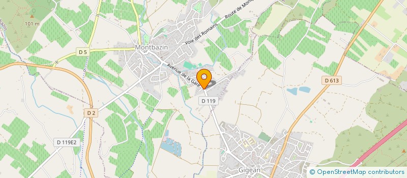 localisation de l'entreprise CORALEMAR  MONTBAZIN