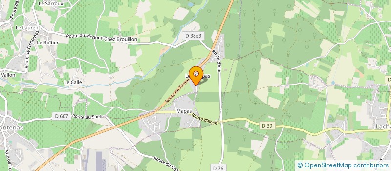 localisation de l'entreprise CORALENE RENOV'  THEIZE