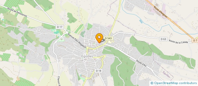 localisation de l'entreprise CORALEX  EGUILLES