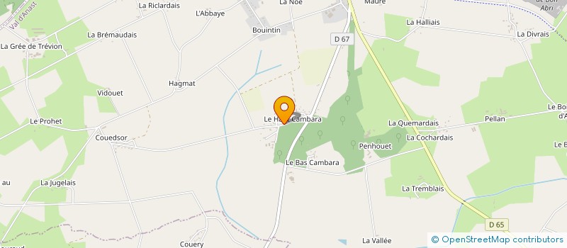 localisation de l'entreprise CORALEXAURE  VAL D'ANAST