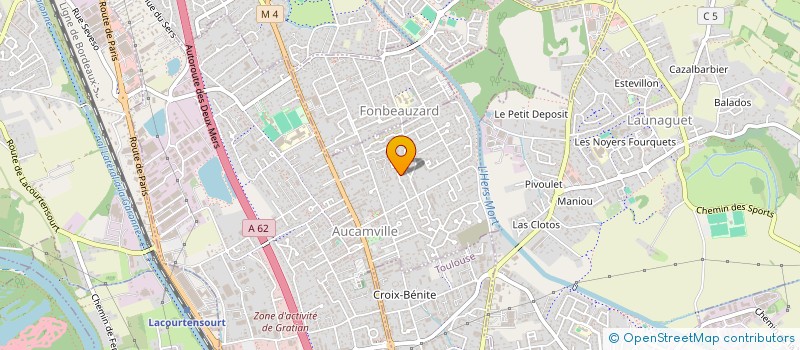 localisation de l'entreprise CORALIAN à AUCAMVILLE