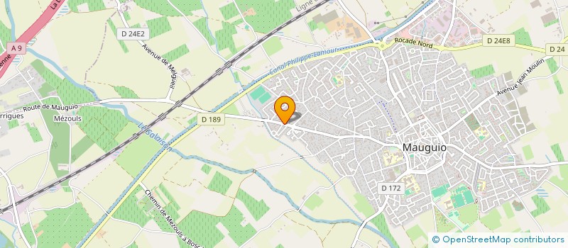 localisation de l'entreprise CORALIE  MAUGUIO