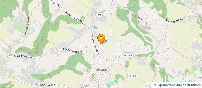 localisation de l'entreprise CORALIE  DOLOMIEU