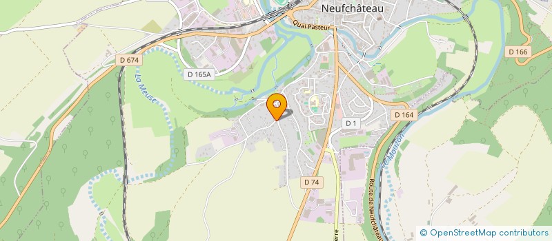 localisation de l'entreprise CORALIE BEGEOT THERAPEUTE à NEUFCHATEAU