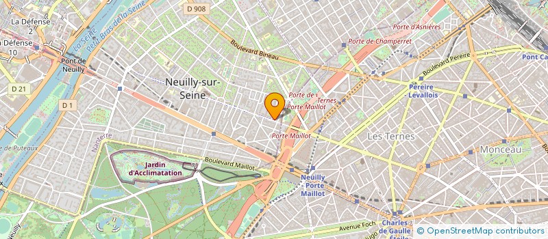 localisation de l'entreprise CORALIE BIJASSON CREATIONS à NEUILLY-SUR-SEINE