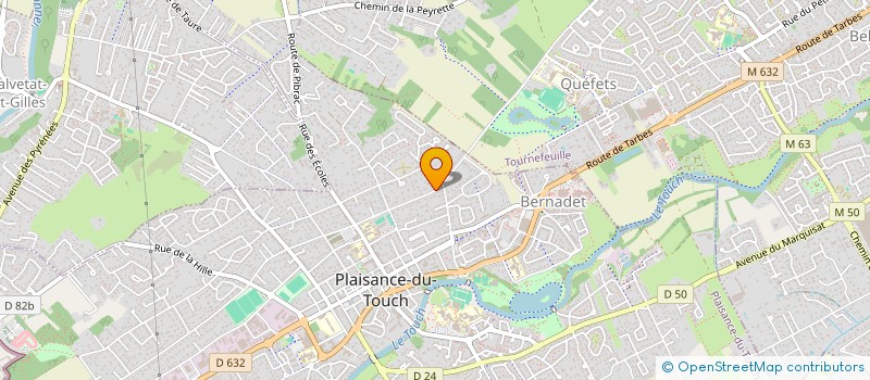 localisation de l'entreprise CORALIE GONZALEZ & DECO  PLAISANCE-DU-TOUCH