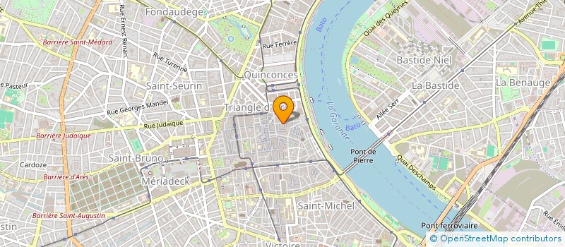 localisation de l'entreprise CORALIE LESCOUET SASU  BORDEAUX