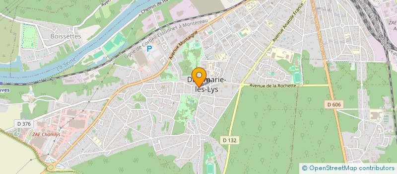 localisation de l'entreprise CORALIS à DAMMARIE-LES-LYS