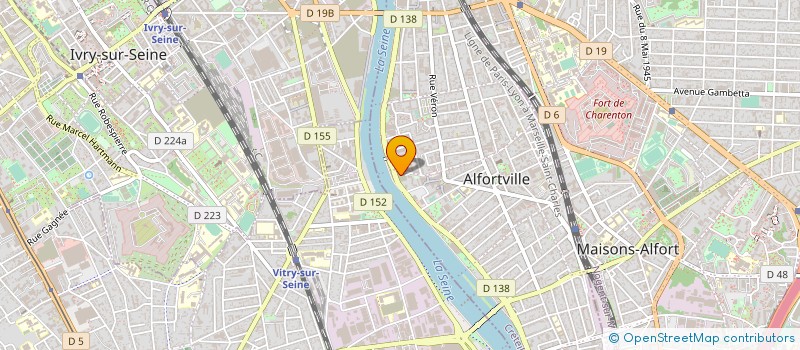 localisation de l'entreprise CORALLINE INFORMATIQUE à ALFORTVILLE