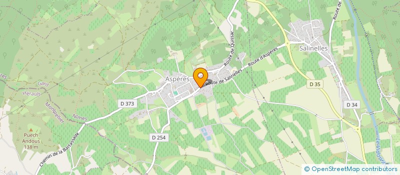 localisation de l'entreprise CORALLYE à SOMMIERES