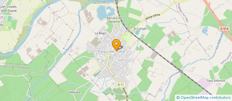 localisation de l'entreprise CORALYS à SAINT-ANDRE