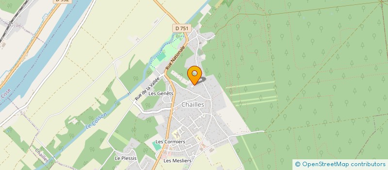 localisation de l'entreprise CORALYS  LE CONTROIS-EN-SOLOGNE