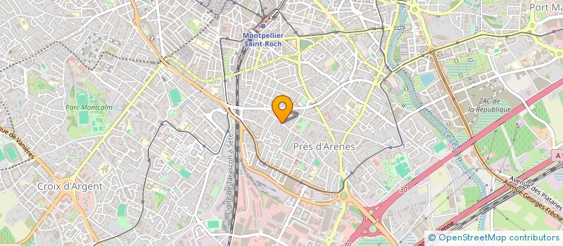 localisation de l'entreprise CORALYS à MONTPELLIER