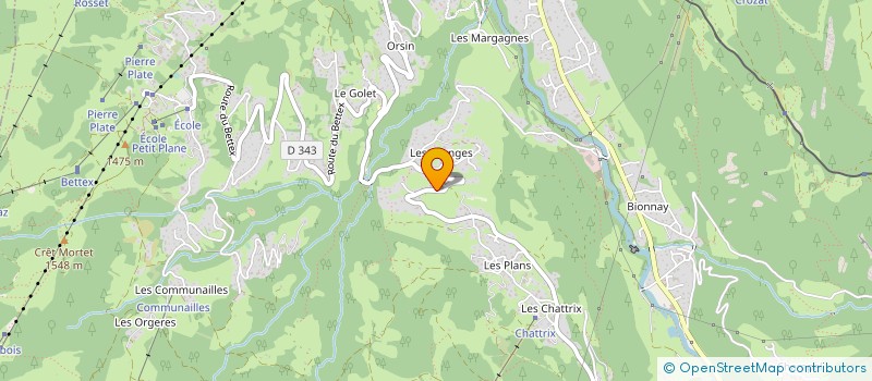 localisation de l'entreprise CORAM  SAINT-GERVAIS-LES-BAINS