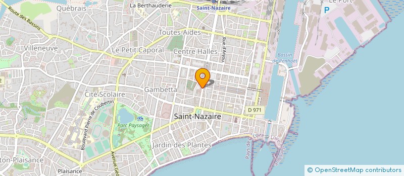 localisation de l'entreprise CORAM à SAINT-NAZAIRE