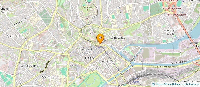 localisation de l'entreprise CORAM-FOOD à CAEN