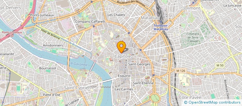 localisation de l'entreprise CORAM SECURITE  TOULOUSE