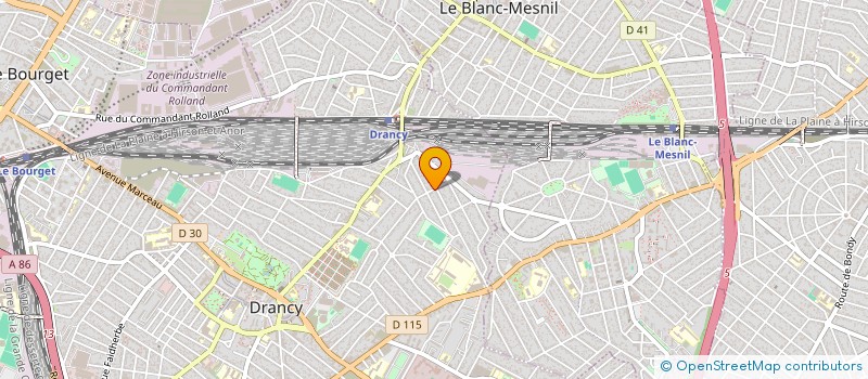 localisation de l'entreprise CORAM TRANSPORT à DRANCY