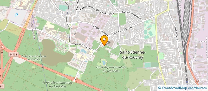 localisation de l'entreprise CORAME à SAINT-ETIENNE-DU-ROUVRAY