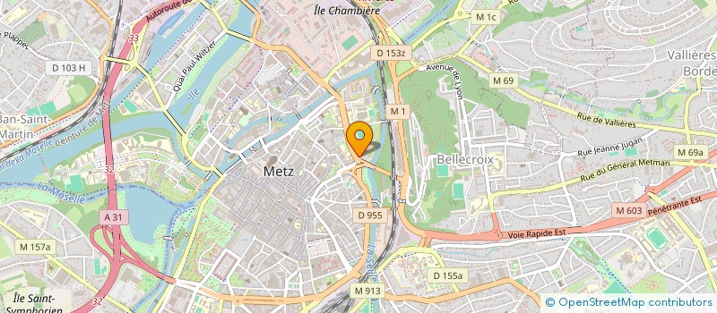 localisation de l'entreprise CORAME COGIF ET COMPAGNIE à METZ