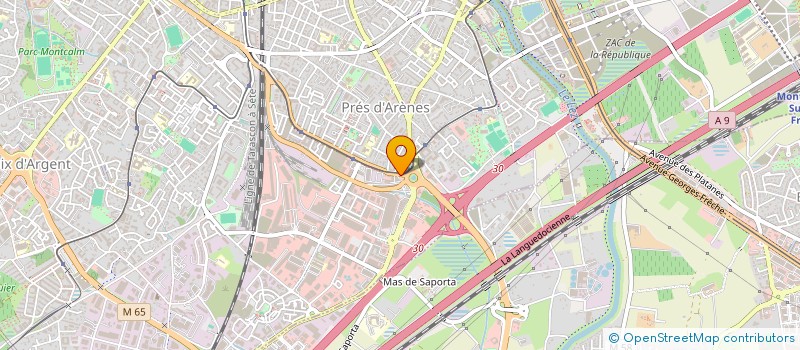 localisation de l'entreprise CORAMELIE à MONTPELLIER