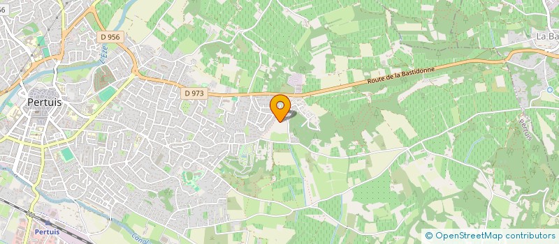 localisation de l'entreprise CORAMOUR  PERTUIS