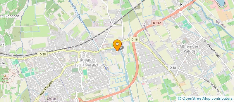localisation de l'entreprise CORANELIA  VILLENEUVE-LES-AVIGNON