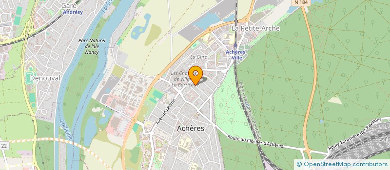 localisation de l'entreprise CORART SCHUMAN  ACHERES