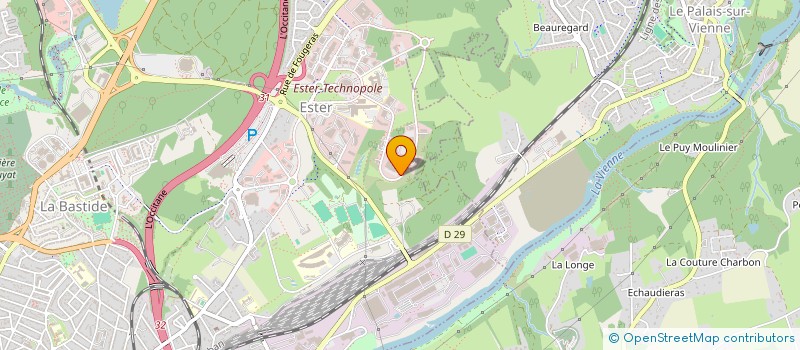 localisation de l'entreprise CORASE à LIMOGES