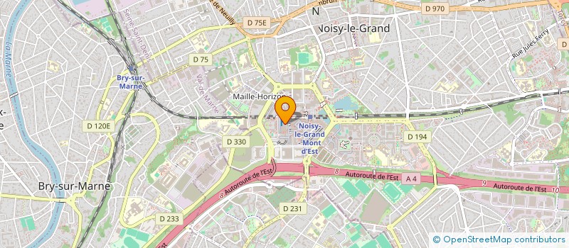 localisation de l'entreprise CORASS CONSEILS ET ASSISTANCE  NOISY-LE-GRAND