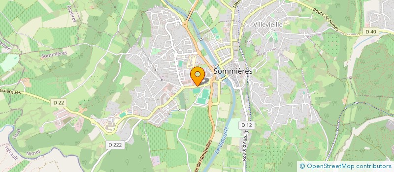 localisation de l'entreprise CORAT'AGREGATS  SOMMIERES