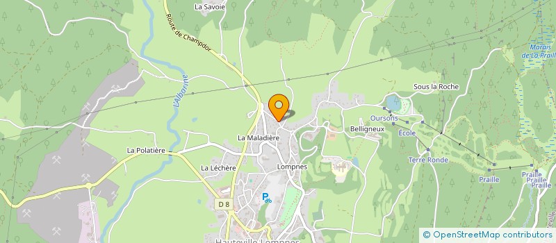 localisation de l'entreprise CORATERIE MEDIEVALE DU BUGEY  ARANC