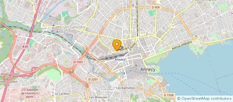 localisation de l'entreprise CORATHONES à ANNECY