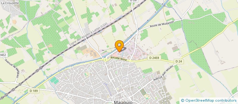 localisation de l'entreprise CORAUX  MAUGUIO