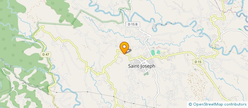 localisation de l'entreprise CORAVRIL à SAINT-JOSEPH
